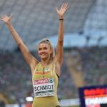 Alica Schmidt Instagram - Alica Schmidt sends the home crowd wild as she qualifies for the 400m semi-finals 🙌🇩🇪 #Munich2022 #BackToTheRoofs Olympiapark München