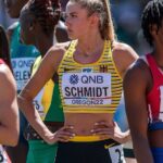 Alica Schmidt Instagram - Not the result we wanted in yesterday‘s 4x4 mixed relay and we know that we are capable of a lot more. But heads up and on to the next one! 4x400m relay on Saturday next week 🙏🏼 nevertheless I‘m thankful to be here on my first world championships and gain a lot of experience ✨ 📸 @beautifulsports #trackandfield #relay #team #running #sprint #teamgermany Eugene, Oregon