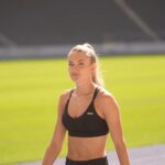 Alica Schmidt Instagram - Only a few weeks left to finally race in the olympic stadion in Berlin 😍 can‘t wait ⚡️ #trackandfield #running #sprint #400m #olympicstadium