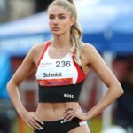 Alica Schmidt Instagram - Anzeige/ Three 400m races in 7 days ✔️ this was an exhausting week with a lot of travel days and lack of sleep😅 but I‘m happy with the results and grateful for the experience ☺️ now I need some time to rest before it‘s relay time on Friday 😍 #trackandfield #running #400m #workingformygoals #boss Oordegem, Oost-Vlaanderen, Belgium