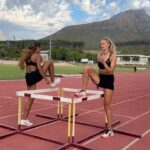 Alica Schmidt Instagram - 👯‍♀️ @lauraraquel.mllr #trackandfield #hurdles #stellenbosch #capetown #trainingcamp #paris2024 #tracklife