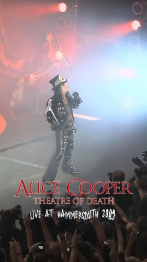 Alice Cooper Instagram - Twenty-seven songs, two red LPs and the one and only Alice Cooper! ‘Theatre Of Death – Live At Hammersmith 2009’ is ready to be enjoyed for the first time ever on vinyl.