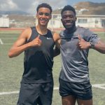 Alphonso Davies Instagram - Some off-season work 💪🏾💪🏾 Mykonos, Greece