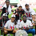Alphonso Davies Instagram - It was tough battle all year, a lot of ups and downs but in the end we made it through 💪🏾 #CHAMPIONS #miasanmia