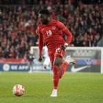 Alphonso Davies Instagram - Job done ✅ Semi finals here we come 🍁🇨🇦 Toronto, Ontario