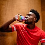 Alphonso Davies Instagram – Hydrated & Ready for the week! 💧 ⚡ @biosteelgermany