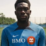Alphonso Davies Instagram - We pulled up. We’re laced up. And we’re ready to grow the game of soccer. Had a blast at the @bmocanada youth soccer clinic with these young legends 🌟 #BMOGrowTheGame #BMOPartner