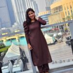 Alya Manasa Instagram - Thanks @m_lady_couture for a new trending Outfit for this new year 2024 Thank u 💓 so much bcoz my dms are flooded with complements that Outfit is so trending & Classy All Thanks to @m_lady_couture If u guys want to match ur handbag then customization of color can also be done ..nd perfect stitching which gives me super shape Follow @m_lady_couture for best dresses for ur festive seasons