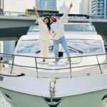 Alya Manasa Instagram - Nothing but blue skies and open seas ahead! @sanjeev_karthick Such a wonderful experience @skymarineyacht
