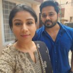 Alya Manasa Instagram - Gud mrng amigos With mrng love ❤️ from @sanjeev_karthick & @alya_manasa