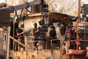Alycia Debnam-Carey Instagram - Tonight is the night. I can’t really explain how much it means that I get to share my directorial debut with you all. 

It was a wild ride and a trial by fire. One that demanded new world building, huge set pieces, 3 working cameras (one of which was always on a crane), emotional story telling and intense conditions. (Notably some terrible wasps)
But It was the most exhilarating and rewarding experience. 

This cast, this crew; are family and offered the most extraordinary support, love and guidance on an episode that demanded a lot. 

Thank you to @michaelsatrazemis for being my mentor and same same. My incredible cast @danaygarcia1 @ruben.blades @colbyhollman and @spensergranese 
And a crew that lifted me up through it all. Thank you  for everything. 

I can’t wait for you all to see tonight’s episode and I am so excited for this new chapter I get to explore. 

Tonight 9/8c on @amc_tv @feartwd 

#badbitchesforever 💅🏼💀