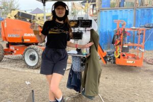 Alycia Debnam-Carey Instagram - Tonight is the night. I can’t really explain how much it means that I get to share my directorial debut with you all. 

It was a wild ride and a trial by fire. One that demanded new world building, huge set pieces, 3 working cameras (one of which was always on a crane), emotional story telling and intense conditions. (Notably some terrible wasps)
But It was the most exhilarating and rewarding experience. 

This cast, this crew; are family and offered the most extraordinary support, love and guidance on an episode that demanded a lot. 

Thank you to @michaelsatrazemis for being my mentor and same same. My incredible cast @danaygarcia1 @ruben.blades @colbyhollman and @spensergranese 
And a crew that lifted me up through it all. Thank you  for everything. 

I can’t wait for you all to see tonight’s episode and I am so excited for this new chapter I get to explore. 

Tonight 9/8c on @amc_tv @feartwd 

#badbitchesforever 💅🏼💀