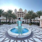 Amaal Mallik Instagram - Thank you for the wonderful stay @rafflespalmdubai ♥️🇦🇪 Styled by @malvika_tater Wearing @ri.dg.ed @baazmania