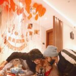 Amaal Mallik Instagram - Our little boy is 8 years old now and still as grumpy, prideful, lazy and the most handsome boy ever 😘🦁 On days when @armaanmalik and I feel completely exhausted we find the strength to get up and work harder because we want the best for him. You have loved us at every step and being covered all over in your hair is the best feeling ever…God bless you with good health and a long life. A day of squishes and belly rubs will begin 🫠 Happy Birthday @hihandsome08 ♥️