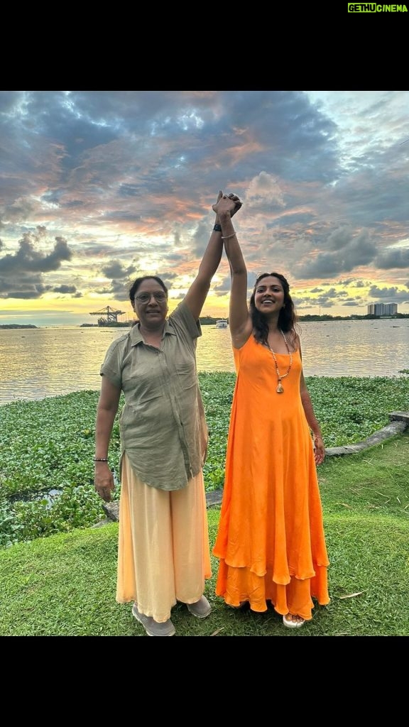 Amala Paul Instagram - HAPPY BIRTHDAY TO MY MAMA BEAR, my guardian angel and the ultimate conqueror of life’s adventures. I wish you continued strength as you embrace the world. I love you endlessly. You are the strongest and most loving mother. I’m so lucky to have you Mommy !! @annicepaul7 💟👼💟🪬✨💟