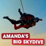 Amanda Holden Instagram - Challenge 3 ✅ ! Watch @noholdenback and the @wingsdisplay take raising money to new heights with this EPIC skydive! Just WOW! 🪂👏 @globals_make_some_noise