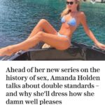 Amanda Holden Instagram - 🗣️ 'You reach an age where you care less because you have more of an insight on life,' says @noholdenback. Ahead of her new series on the history of sex, Amanda Holden talks to The Telegraph about double standards – and why she’ll dress how she damn well pleases. 👉 Read the full interview at the link in our bio. #amandaholden