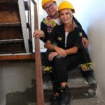 Amanda Holden Instagram - We know you loved our boiler suits last year so we are hoping you’ll join us as we explore & renovate in #Tuscany for Series 2 of #TheItalianJob. No bidets in sight but always time for aperol 😂 Returns Friday 5th January, 8:30pm BBC1 @bbciplayer. All proceeds go to @bbccin @comicrelief ❤️