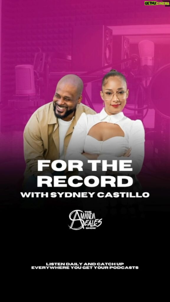 Amanda Seales Instagram - Comedian Sydney Castillo joins the show to share the music that highlights his life. Listen to the Amanda Seales Show daily and catch up, after 5PM, wherever you get your podcasts. #TheAmandaSealesShow #SealesSaidIt