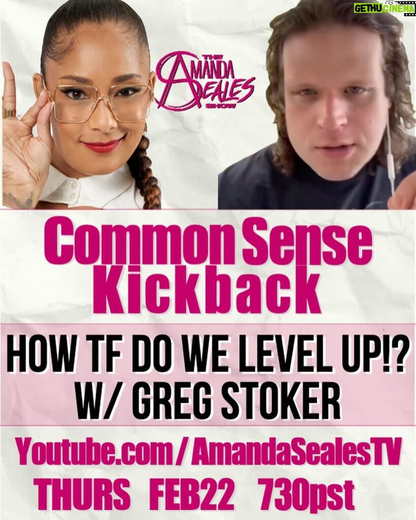 Amanda Seales Instagram - 730PM PST/1030PM EST -- Link is in my stories or go to the live tab on my YT page.