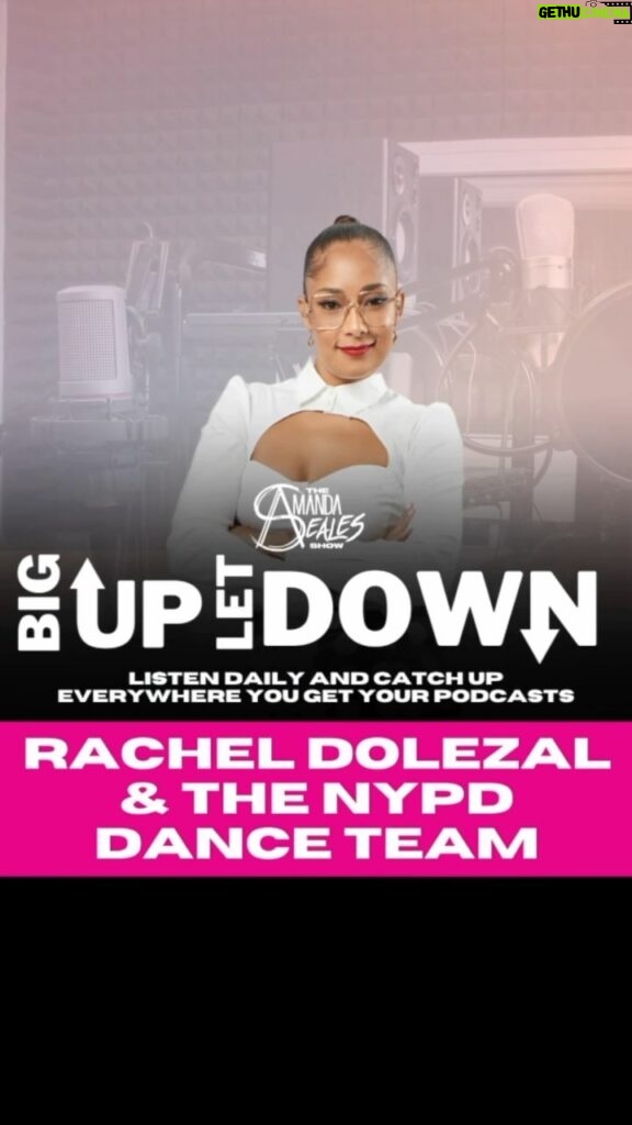 Amanda Seales Instagram - #BigUpLetDown: Today’s #BigUp goes to the ancestors for getting Rachel Dolezal fired from her job. The #LetDown goes to the NYPD dance team. Listen to #TheAmandaSealesShow in select cities and catch up wherever you get your podcasts.