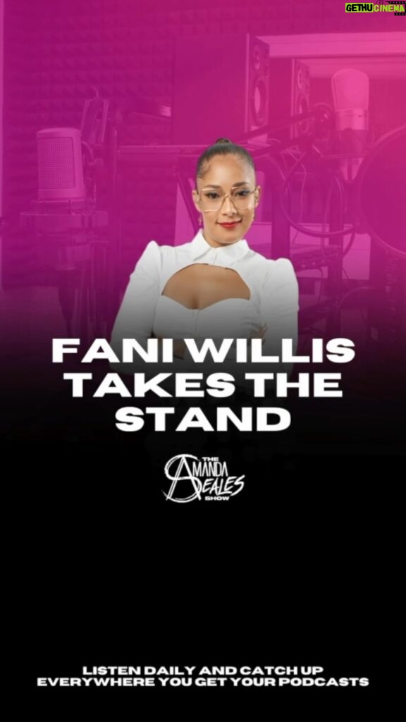 Amanda Seales Instagram - How are you feeling about Fani Willis? Call into the show at 1-855-262-6328 and share your thoughts. Don’t forget to catch up wherever you get your podcasts. #SealesSaidIt #TheAmandaSealesShow