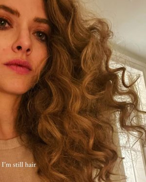 Amanda Seyfried Instagram - Monday progression
1. 70s Chloe perm on theme
2. Lunch with my name on it
3. Lunch without my name on it
4. The full look
5. The full hair and then some
6. And then one last hair
7. @elizabethstewart1 surrounded by clothes to wear
8. My daughter’s city art
9. Surprise at the train station
10. Back to what matters in pink