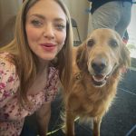 Amanda Seyfried Instagram – My old friend Enzo came to visit 🐾