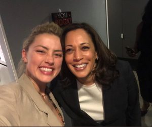 Amber Heard Instagram - We did it!!! @kamalaharris