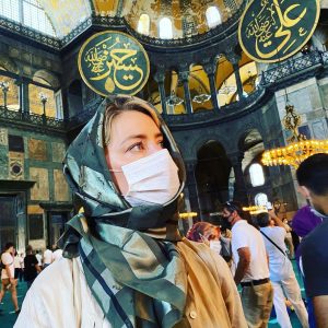 Amber Heard Instagram - You could stare for years at the inside of Hagia Sophia and never get bored.... or less amazed. What a stunning place (as of a few weeks ago, no longer a museum). I feel lucky I could see part of it still.