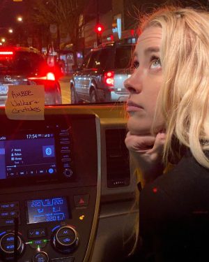Amber Heard Instagram - Wasn’t expecting a note like that for another 50 or so years... cool Heard, real cool.