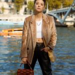 Amber Liu Instagram - paris🧡 @louisvuitton #LVSS24 📸:@jereminkang 🎥:@arthurpuu 💄:@lily_vanita ✂️:@shanicenoelhair