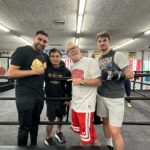 Amir Khan Instagram - When @freddieroach ‘s World Champion @amirkingkhan stops by … Thank you, Amir, for taking the time to treat one of our members @abbyroseboxing to a little boxing lesson and for buying the trainers lunch today! You’re a legend! And a great trainer 🥊 #AmirKhan #AK #TeamAK #TeamKhan #FreddieRoach @marvinsomodio @two0.5 #DickyEklundJr @faryalmakhdoom @amirkhanpromotions #wildcardboxing #wildcardboxingclub #thehousethatFREDDIEbuilt #boxing #family #community #boxer #fighter #worldchampion #Bolton #England #Pakistan #boxinglife #fightlife @wildcardboxingstore @ufcstore