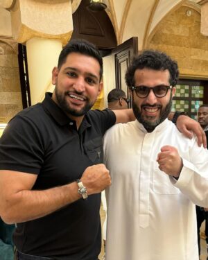 Amir Khan Instagram - All the legends under one roof #boxing 
Thank you to his excellency @turkialalshik for a warm welcome in to his home and country 🇸🇦 #riyadhseason
