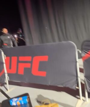 Amir Khan Instagram - With @jake.brocklesby1 in Abu Dhabi. Met the main man @danawhite  at Ufc 294 weigh in. Mega fights tomorrow, - Makhachev vs volkanovski 2. Usman vs Chimaev 
Who you got? @ufc