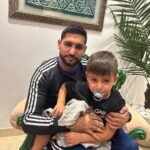 Amir Khan Instagram – Bonding with my boy 👊🏼