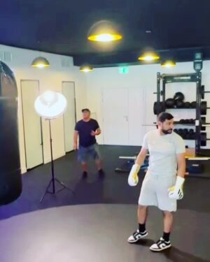 Amir Khan Instagram - Little work out today at @boxiq getting back in shape. Missing the sport and training.