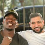 Amir Khan Instagram - Nice to see @paulpogba today in the community Dubai, United Arab Emirates