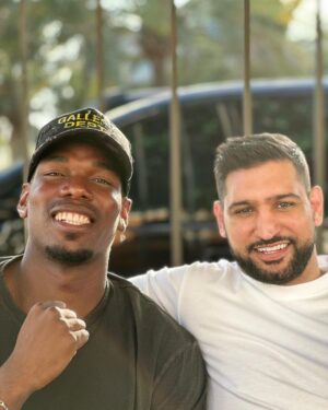 Amir Khan Instagram - Nice to see @paulpogba today in the community