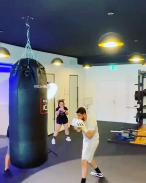 Amir Khan Instagram - Little work out today at @boxiq getting back in shape. Missing the sport and training.