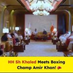Amir Khan Instagram - Big things coming to Bahrain. Good meeting with @khaled_hamad_alkhalifa talking about boxing in Bahrain 🇧🇭 @wowhydrate.me