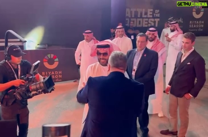 Amir Khan Instagram - Meeting @turkialalshik The man with the vision and makes it happen !!! #SaudiArabia #riyadhseason #vision2030 Riyadh, Saudi Arabia