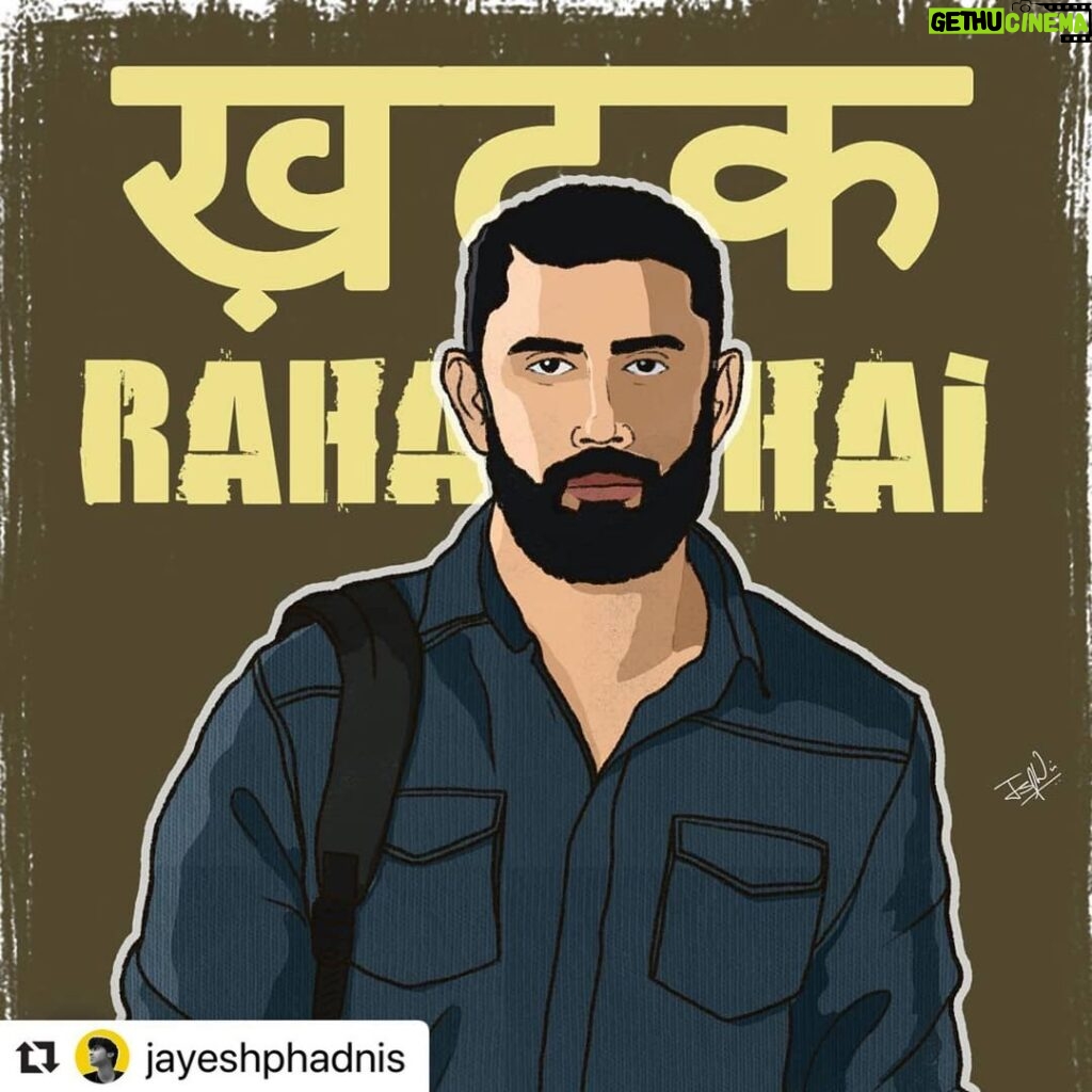Amit Sadh Instagram - Thank you bro for being so generous with your praise. Humbled. Touched! 🤗♥ #Repost @jayeshphadnis with @make_repost ・・・ How can you be so quiet and yet so much expressive at the same time @theamitsadh? Ye baat mujhe khatak rahi hai😂 Kabir Sawant has to be the best character! . Tag the bossman @theamitsadh in the comments below! . . . #amitsadh #breathe #breatheintotheshadows #breatheseason2 #amazon #amazonprime #tv #series #bingewatch #abhishek #bachchan #kabir #kabirsawant #police #digitalart #illustration #khatakrahahai #todreamsthatneverend #woe #wacom #characterdesign #caricature @primevideoin @breatheamazon