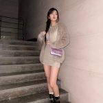 An Yu-jin Instagram - Matching braided hair with cute #fendibaguette 🥖 Congratulations on your 25th anniversary💜 @fendi #AD