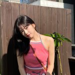 An Yu-jin Instagram - Summer vibe in terrace🦩 #AD #FendiSummer #Fendi