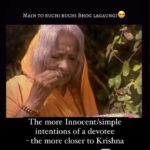 Anagha Bhosale Instagram - A Innocent heart of a devotee is always close to Krishna He always sees the intention behind the action…. ….Shabri was a simple & innocent devotee of krishna who waited for the lord to arrive since so many years , many of the people around her who had riches claimed that Ramji will come to their house & insulted her….but she still didn’t leave faith that her lord will arrive….when the lord arrived he deliberately went to the houses who insulted Shabri & asked for directions to her home , later Lord Rama ate fruits offered by Shabri which were already tasted by her ….the lord sees the intentions not action, she intended to give him only sweet fruits & threw the sour fruits away….krishna is always impressed by innocence & simplicity of a devotee. Shabri’s faith was tested…..but won the lord’s heart by her undivided faith, innocence & simplicity, krishna has everything in fact everything is his….all he wants is love from his devotees….moral of the story-whatever u offer to the lord just offer it with devotion 🦚♥️✨