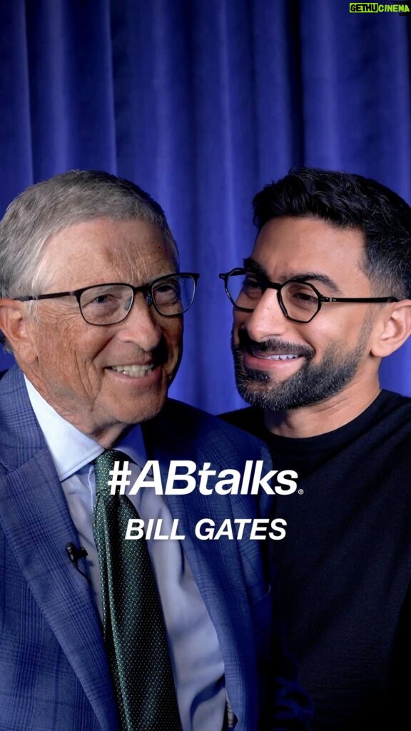 Anas Bukhash Instagram - IT’S LIVE! #ABtalks with @thisisbillgates - مع بيل غيتس | Chapter 170 Interview link in bio 📍رابط المقابلة في البايو Bukhash Brothers