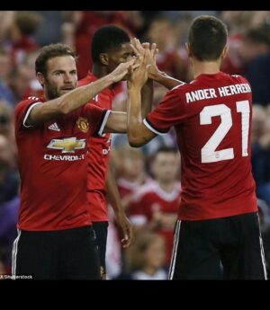 Ander Herrera Instagram - @juanmatagarcia You told me that I was never going to regret signing for United, and you were right.
We spent five amazing years together and now you are leaving as a legend.  Still we have representation of the three amigos @d_degeaofficial 😂  I love you both ❤️