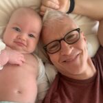 Anderson Cooper Instagram - My son will be five months old in less than two weeks. He is such a happy baby even though he has started teething. He loves being read to and so far Dr. Seuss is his favorite, particularly One Fish, Two Fish, Red Fish, Blue Fish. Ok, that’s my favorite, but he does seem to like it a lot.