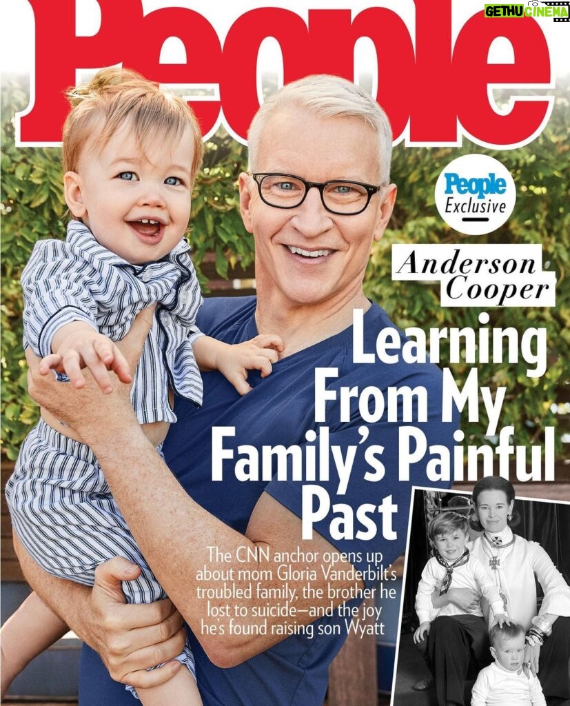 Anderson Cooper Instagram - I spoke with @people about my new book Vanderbilt -The Rise and Fall of an American Dynasty, which is in many ways a letter to my son. The book comes out Sept 21. link in bio above. Thanks for the lovely photos @wattsupphoto, and thank you all for the kind messages and support!